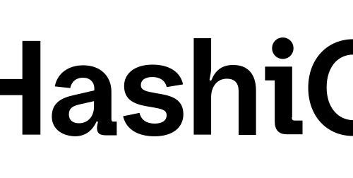 Logotipo horizontal de HashiCorp, empresa que cambió la licencia de Terraform a BSL