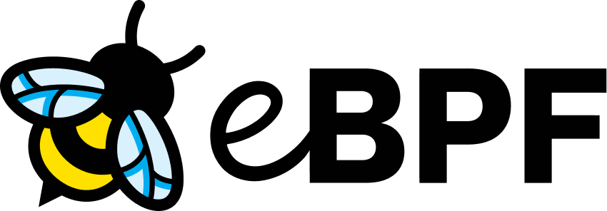 Logotipo oficial de eBPF, la tecnología que ejecuta código seguro en el kernel Linux y da base a las herramientas modernas de observabilidad, red y seguridad