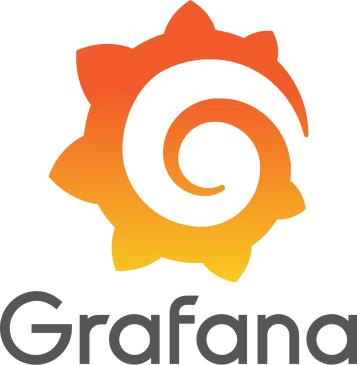 Logotipo oficial de Grafana, suite de observabilidad que incluye Loki para agregación de logs a escala