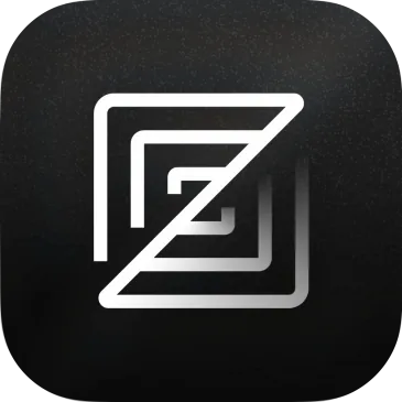 Logotipo oficial de Zed, editor de código escrito en Rust con colaboración en tiempo real integrada