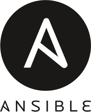 Logotipo oficial de Ansible, la herramienta de automatización sobre la que Semaphore aporta UI, permisos y auditoría
