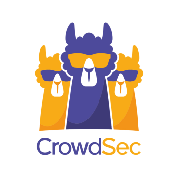 Logotipo oficial de CrowdSec, la herramienta WAF comunitario cuya instalación con Traefik detalla el artículo