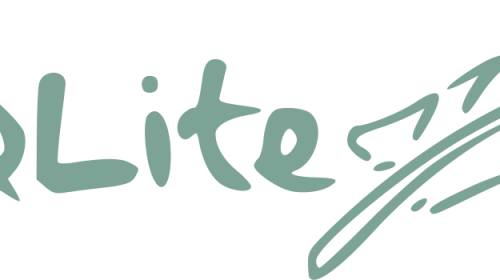 Logotipo oficial de SQLite, el motor embebido al que Litestream añade replicación continua a S3
