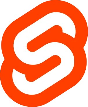 Logo oficial de Svelte, el framework sobre el que se construye SvelteKit y cuya adopción en producción analiza el artículo