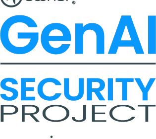 Logo del proyecto OWASP GenAI Security, la iniciativa que documenta las principales amenazas a sistemas de inteligencia artificial generativa y agentes LLM