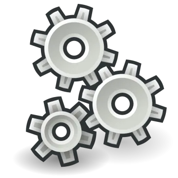 Icono de ejecución de sistema de GNOME, representativo de las prácticas operativas de fiabilidad de sitio recogidas en el Site Reliability Workbook