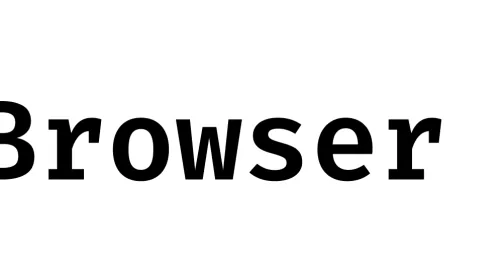 Logotipo oficial del proyecto browser-use, biblioteca de referencia para construir agentes que controlan navegadores web mediante modelos de lenguaje