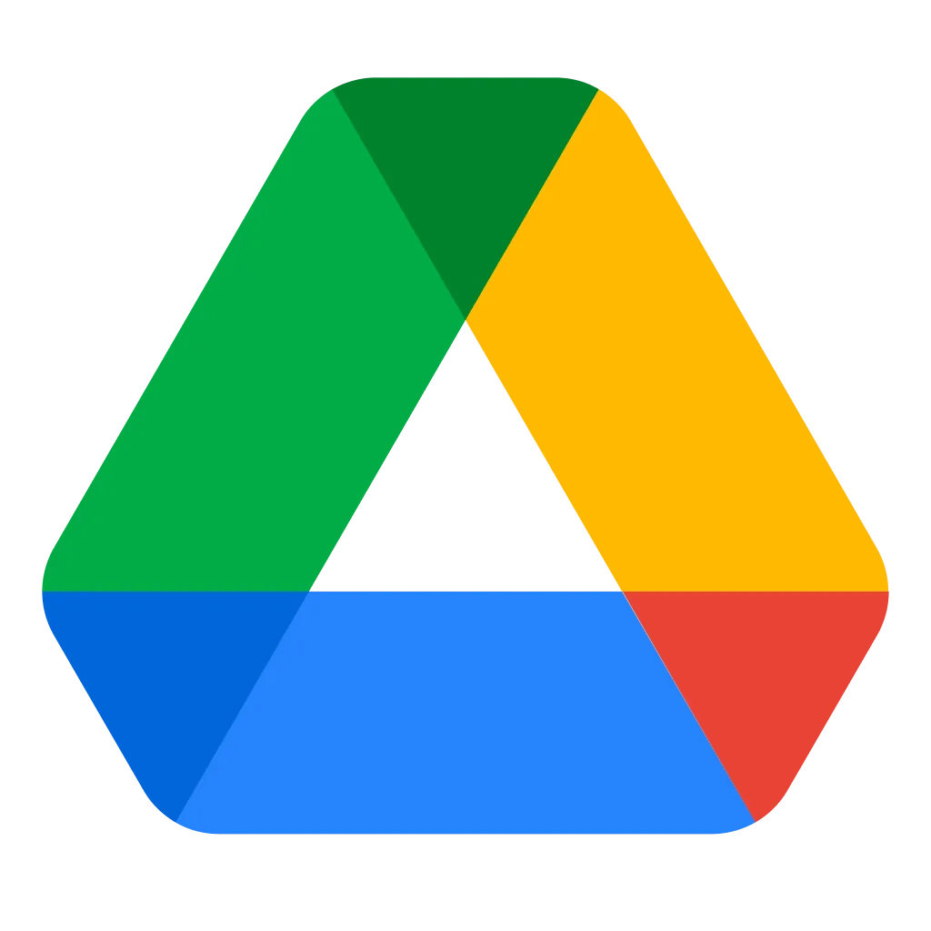 Google Drive UI screenshot on macOS, Google’s storage and sync with native Drive for Desktop client on macOS (WebKit, Spotlight…