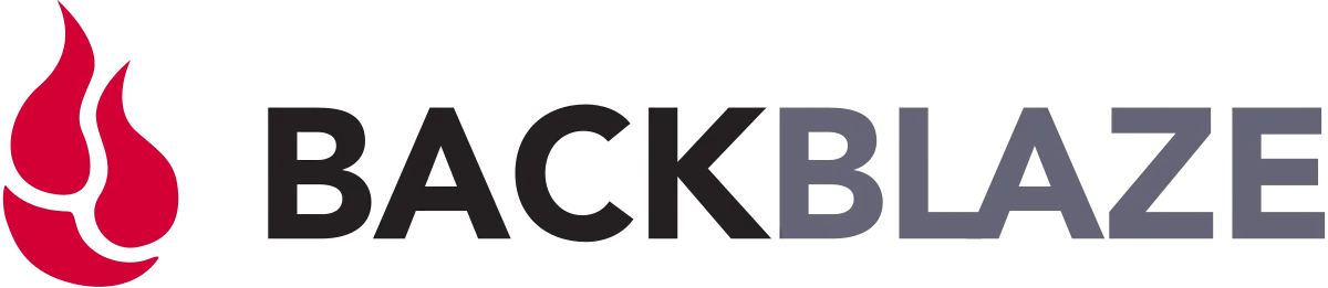 Backblaze UI screenshot on macOS, Unlimited cloud backup service for Mac and Windows. Install the client, pick what to exclu…