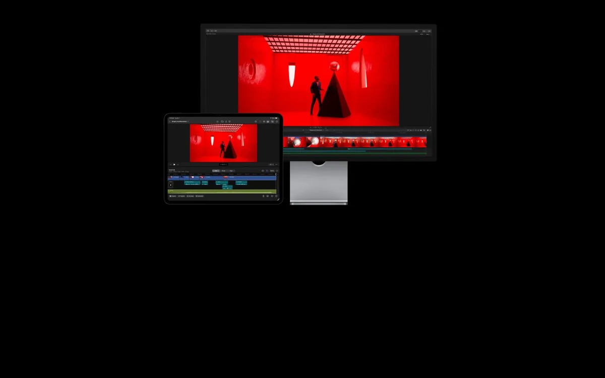 Final Cut Pro UI screenshot on macOS, Apple’s professional video editor, deeply optimised for Apple Silicon. Magnetic Timeline, …
