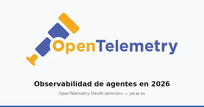 Observabilidad de agentes con OpenTelemetry GenAI semconv en 2026